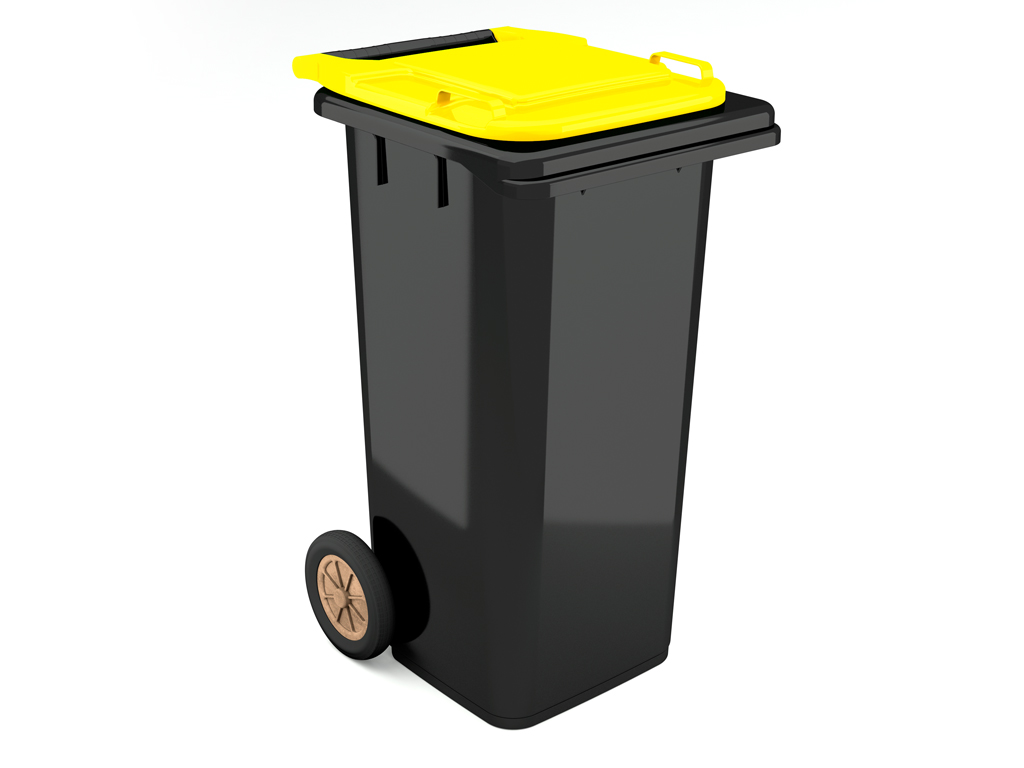 BASURERO 120 LTS C/ RUEDA CON TAPA