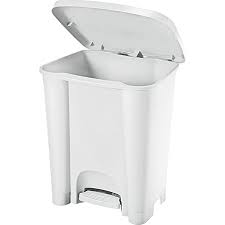 [L-00072] Zafacon Pedal Blanco Cuadrado 8.2 Gl